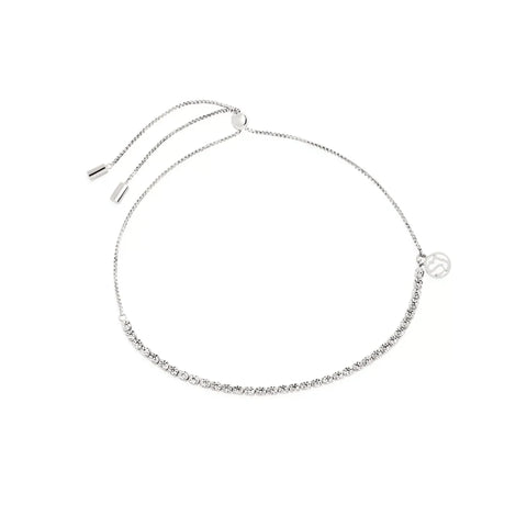 Sif Jakobs armbånd, Ellera tennis med hvide zirkoner, Sterling sølv