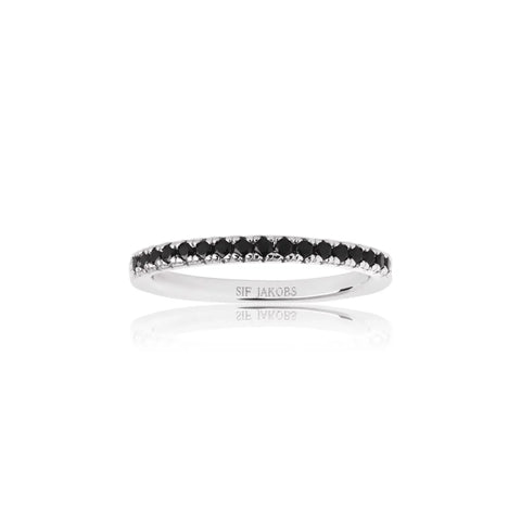 Sif Jakobs ring, Ellera med sorte zirkoner, sterling sølv