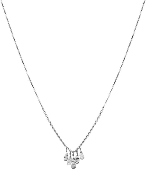 Så fin og enkelt halskæde, Theresa er pyntet med de smukkeste elementer.