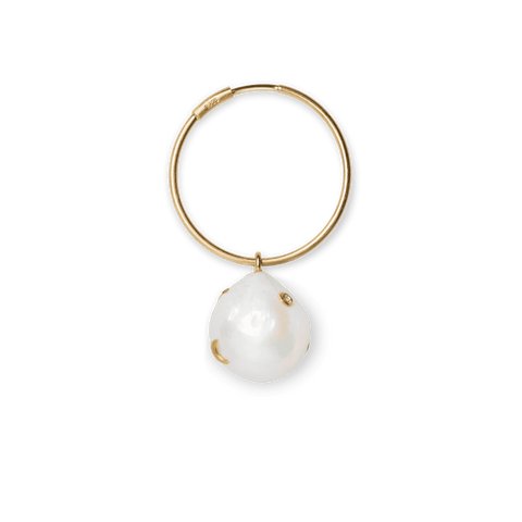 Jane Kønig Baroque pearl earring, Forgyldt sølv