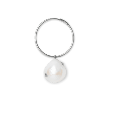 Jane Kønig Baroque pearl earring, Sølv