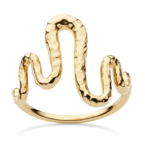 Maanesten Viva ring, Forgyldt sølv