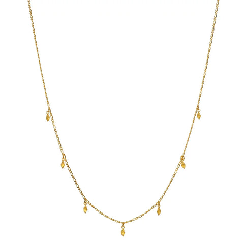 Maanesten Una halskæde, Forgyldt sølv