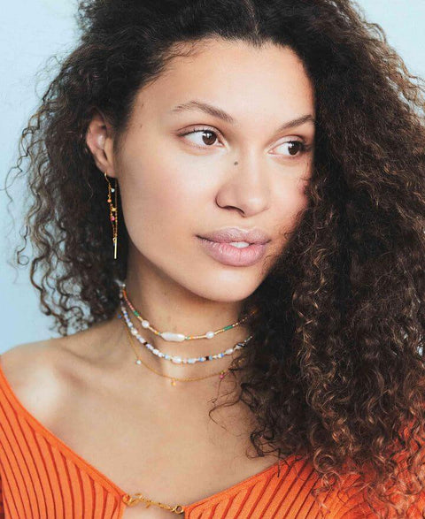 Hultquist Zoe halskæde, Forgyldt Sølv