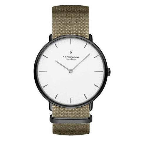 Hvid skive - Bohéme Nylon, guld urkasse