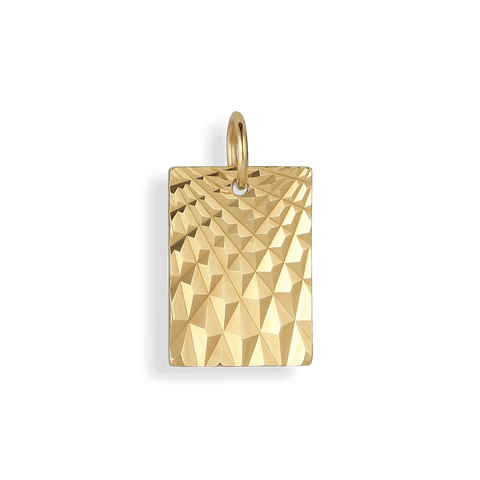 Jane Kønig Reflection square pendant, Forgyldt sølv