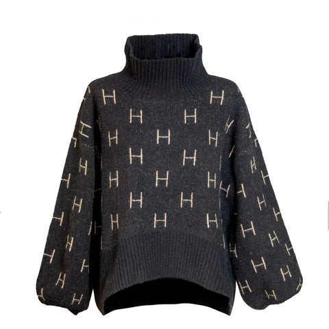 HÈST sweater, FAM Sweater Short, black