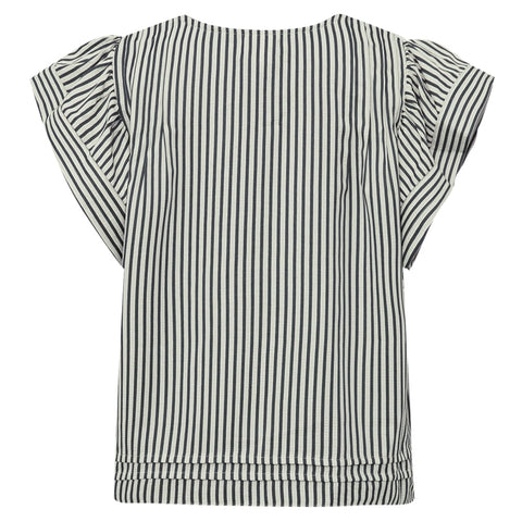 GOSSIA MinkaGO Jo Blouse, Creme Navy Stripes