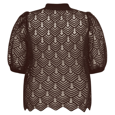 GOSSIA AvaGO Polo tee, Chocolate