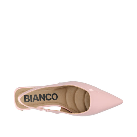 BIANCO BIAMARALYN Slingback Patent, Dusty Pink