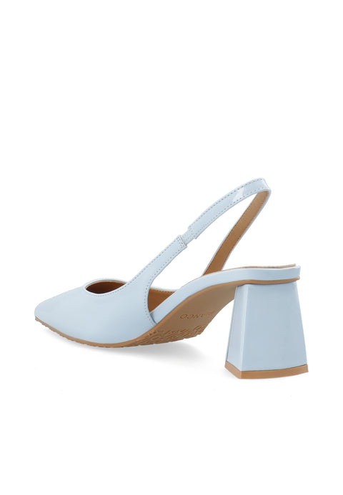 BIANCO BIAMARALYN, Slingback Patent, Sky Blue