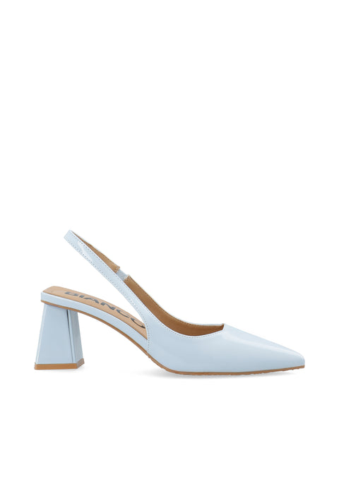 BIANCO BIAMARALYN, Slingback Patent, Sky Blue
