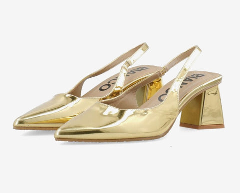 BIANCO BIAMARAYLYN Slingback Patent, Guld