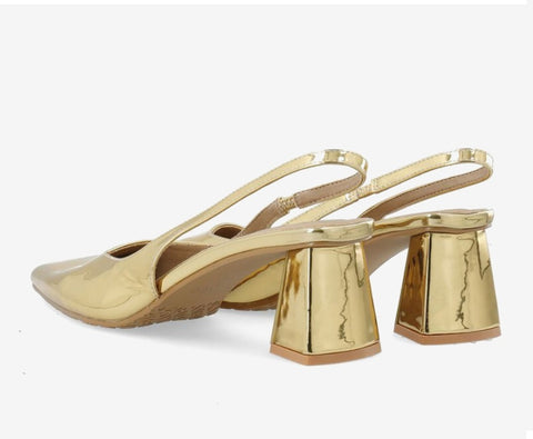 BIANCO BIAMARAYLYN Slingback Patent, Guld