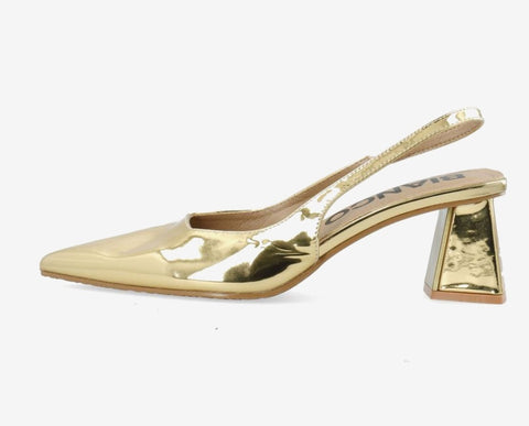 BIANCO BIAMARAYLYN Slingback Patent, Guld