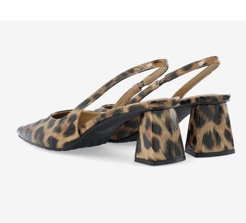 BIANCO BIAMARALYN Slingback Patent, Leoprint