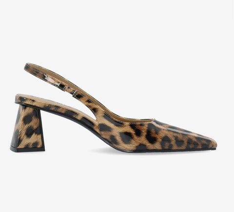 BIANCO BIAMARALYN Slingback Patent, Leoprint