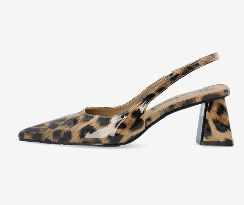 BIANCO BIAMARALYN Slingback Patent, Leoprint