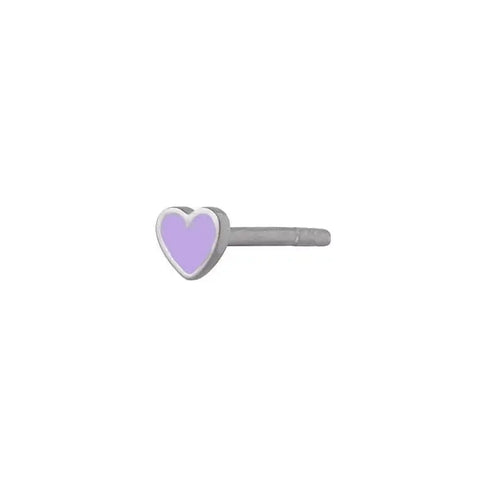 Ørestik - Petit Love Heart - Purple Sorbet