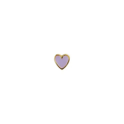 Ørestik - Petit Love Heart - Purple Sorbet