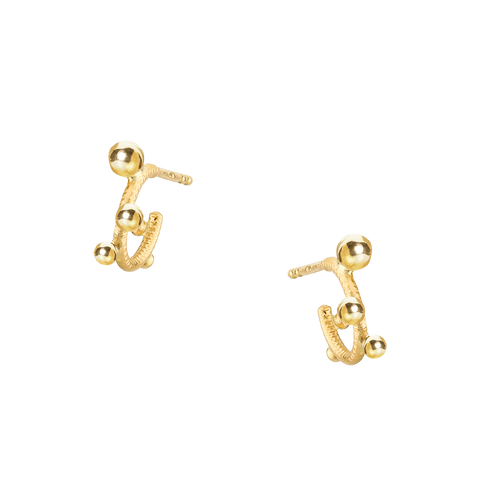 Dulong Delphis Øreringe Creol Mini 18 kt. guld