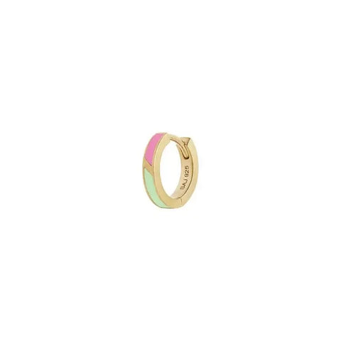 Petit Circus Huggie ørering - Fresh Pink &amp; Mint Green