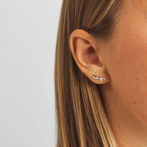 Mads Z. DIAMOND BOW Øreringe 14 kt. guld