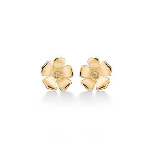 Mads Z. FLEUR ørestik, 14 kt. guld & 0,01 ct. W.SI
