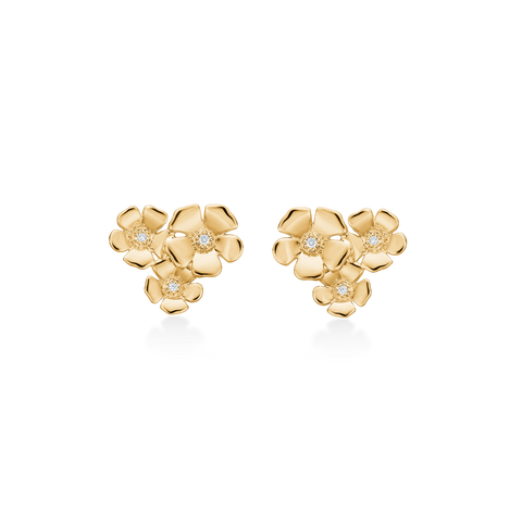 Mads Z. FLEUR ørestik, 14 kt. guld & 0,021 ct. W.SI