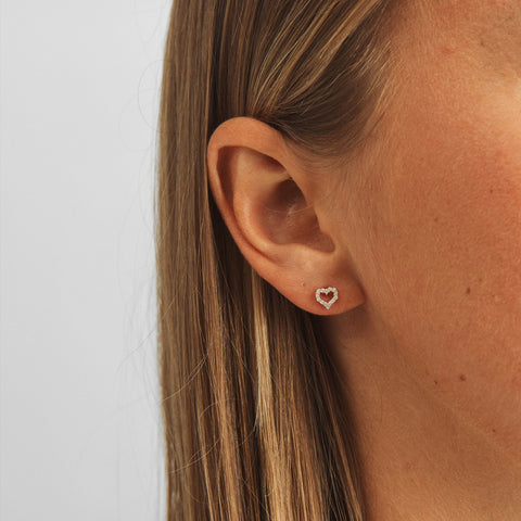 Mads Z. Tender Heart Øreringe 14 kt. guld