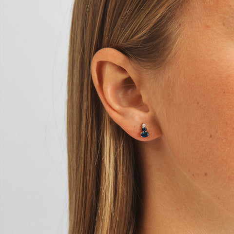 Mads Z. SAPPHIRE LOVE Øreringe 14 kt. guld