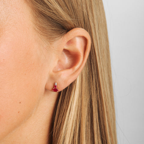 Mads Z. RUBY LOVE Øreringe 14 kt. guld
