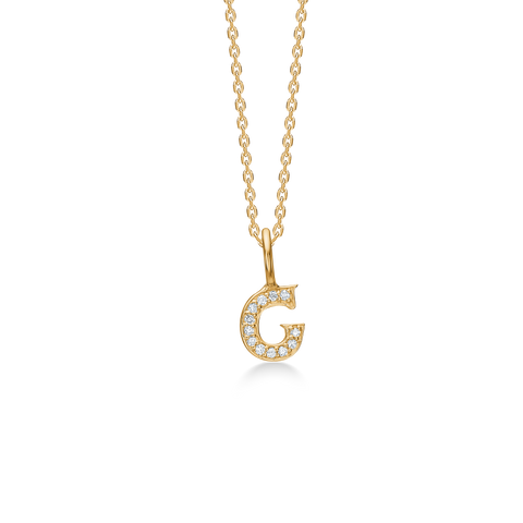 Mads Z. TENDER LOVE vedhæng, 14 kt. guld & 0,08 ct. W.SI