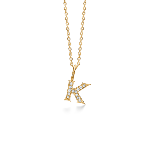 Mads Z. TENDER LOVE vedhæng, 14 kt. guld & 0,08 ct. W.SI