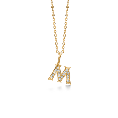 Mads Z. TENDER LOVE vedhæng, 14 kt. guld & 0,08 ct. W.SI