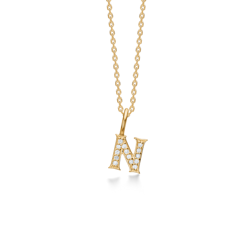 Mads Z. TENDER LOVE vedhæng, 14 kt. guld & 0,08 ct. W.SI