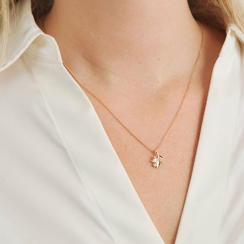 Mads Z. OLIVE LOVE Vedhæng 14 kt. guld
