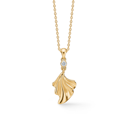 Mads Z. MONARCH vedhæng, 14 kt. guld m. 0,05 ct. W.SI