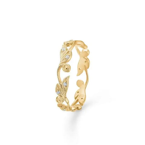 Poetry Small Flower ring - 14 kt. guld