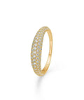 MADS Z | 1541091 | Half Moon ring (lille) - 14 kt. guld m. brillanter