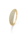 MADS Z | 1541092 | Half Moon ring (stor) - 14 kt. guld m. brillanter