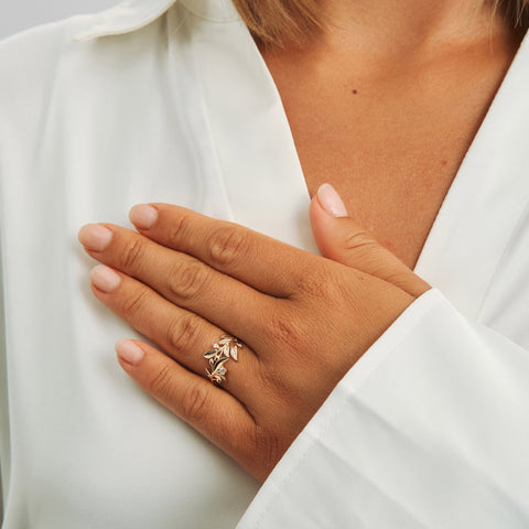 Mads Z. OLIVE LOVE Ring 14 kt. guld