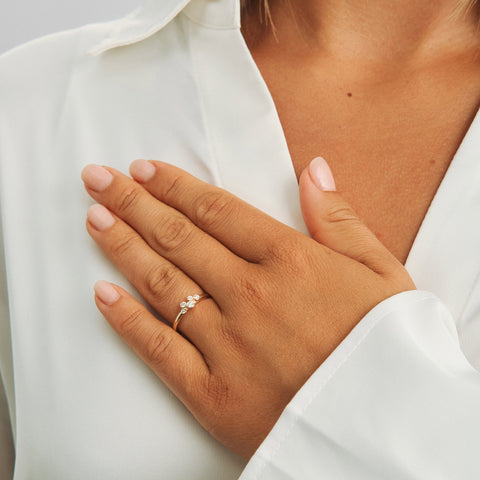 Mads Z. DIAMOND DEW Ring 14 kt. guld