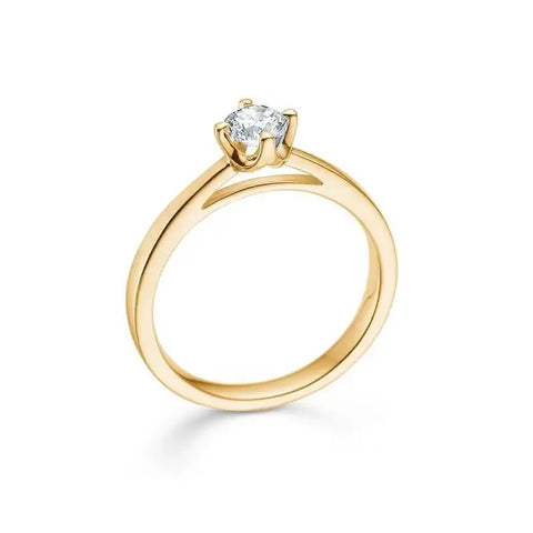 CROWN ring - 0,34ct brillant