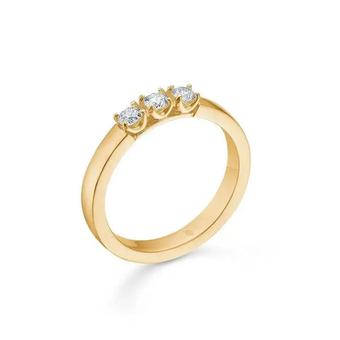 CROWN Alliance ring - 3 x 0,09ct brillant