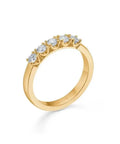 MADS Z | 1541895 | CROWN Alliance ring - 5 x 0,09ct brillant - guld