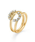 MADS Z | 1541940 | CROWN TIARA ring - 0,40ct brillanter - guld