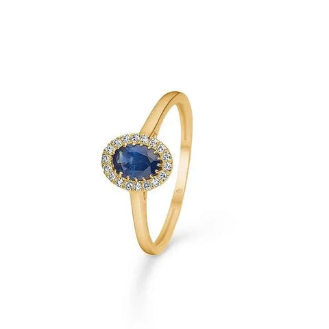 MADS Z - Ringe | 1544041 | Violet ring - 14 kt. guld m. safir