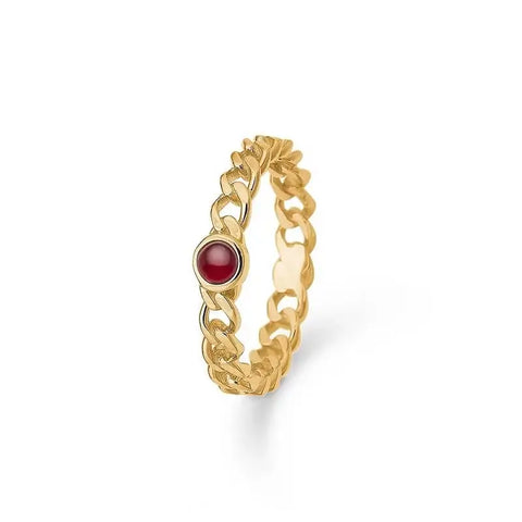 MADS Z | 1544049 | Poetry Ring - 14kt guld m. rubin