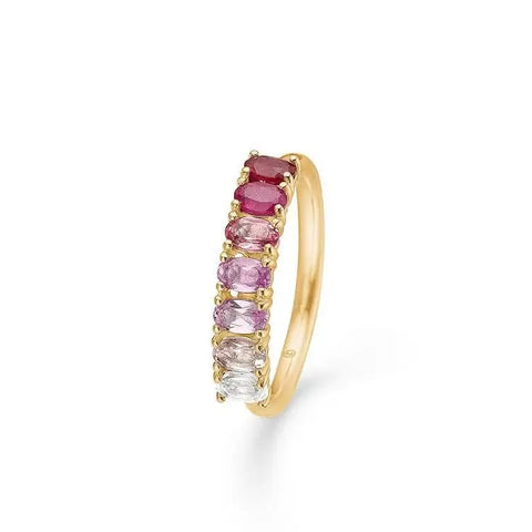 Poetry Ruby ring - 14 kt. guld